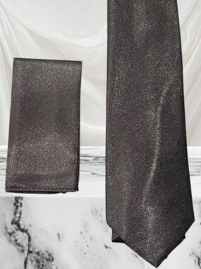 2 for $30 | Black Tie & Pocket Square Set